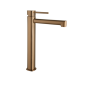 Monomando lavabo alto TOSCANA oro rosa cepillado - BDT064-3ORC