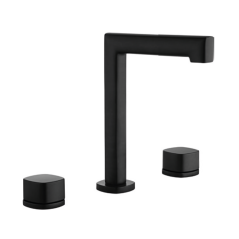 Bimando lavabo sobre encimera TOSCANA negro mate - BBT064/NG - Imex