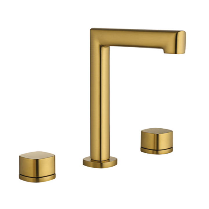 Bimando lavabo sobre encimera TOSCANA oro cepillado - BBT064/OC 1