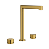 Bimando lavabo alto sobre encimera TOSCANA oro cepillado - BAT064/OC 1