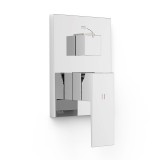 Monomando ducha empotrado 2-vías CUADRO-TRES RAPID-BOX cromo - 10628110 1