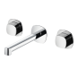Bimando lavabo empotrado TOSCANA cromo - BPT064