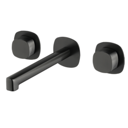 Bimando lavabo empotrado TOSCANA black gun metal - BPT064/BGM 1