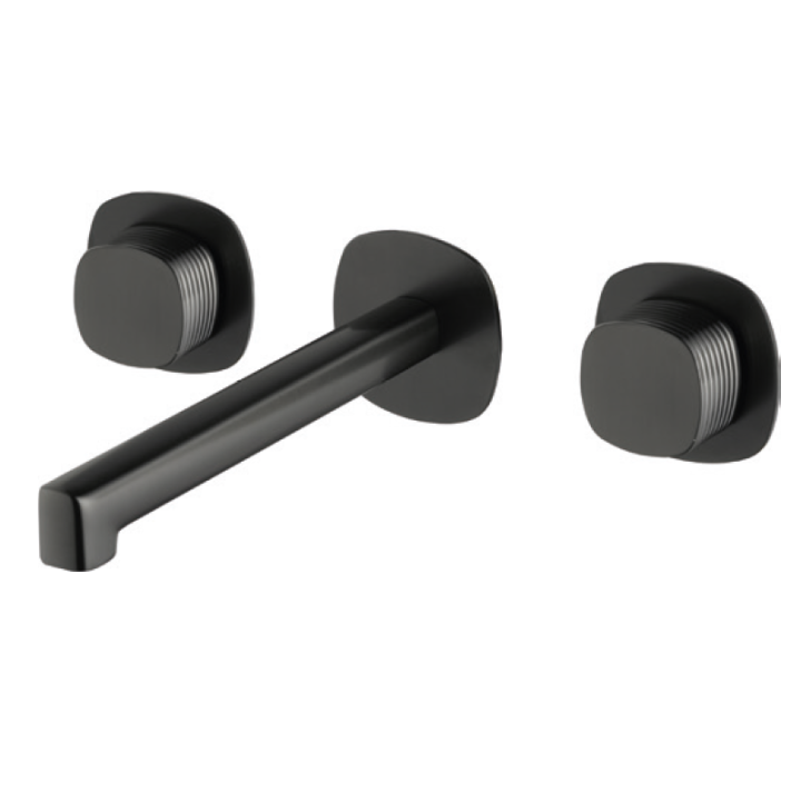 Bimando lavabo empotrado TOSCANA black gun metal - BPT064/BGM 1