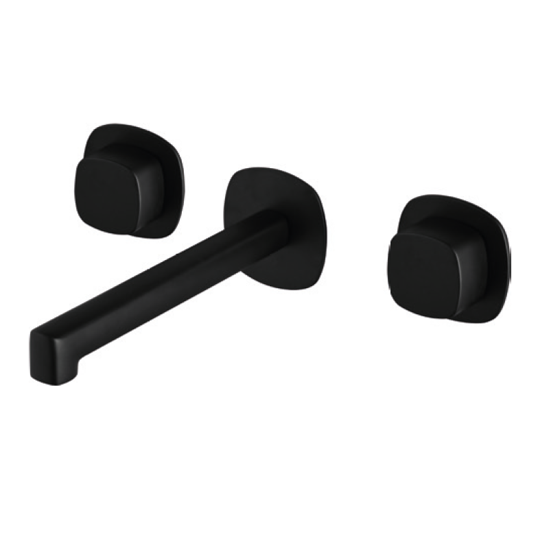 Bimando lavabo empotrado TOSCANA negro mate - BPT064/NG