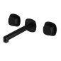 Bimando lavabo empotrado TOSCANA negro mate - BPT064/NG