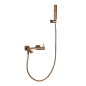 Monomando baño-ducha TOSCANA oro rosa cepillado - BDT064-4ORC