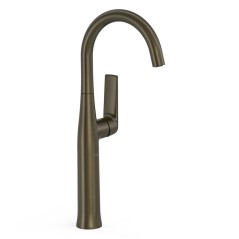 Monomando lavabo XL maneta lateral LOFT-TRES negro bronce - 22284701KMB - Tres