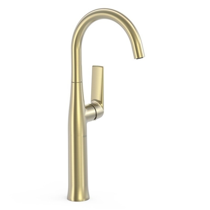 Monomando lavabo XL maneta lateral LOFT-TRES cava dorado - 22284701CA 1