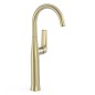 Monomando lavabo XL maneta lateral LOFT-TRES cava dorado - 22284701CA