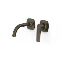 Monomando lavabo empotrado LOFT-TRES negro bronce - 2223000*KMB 1