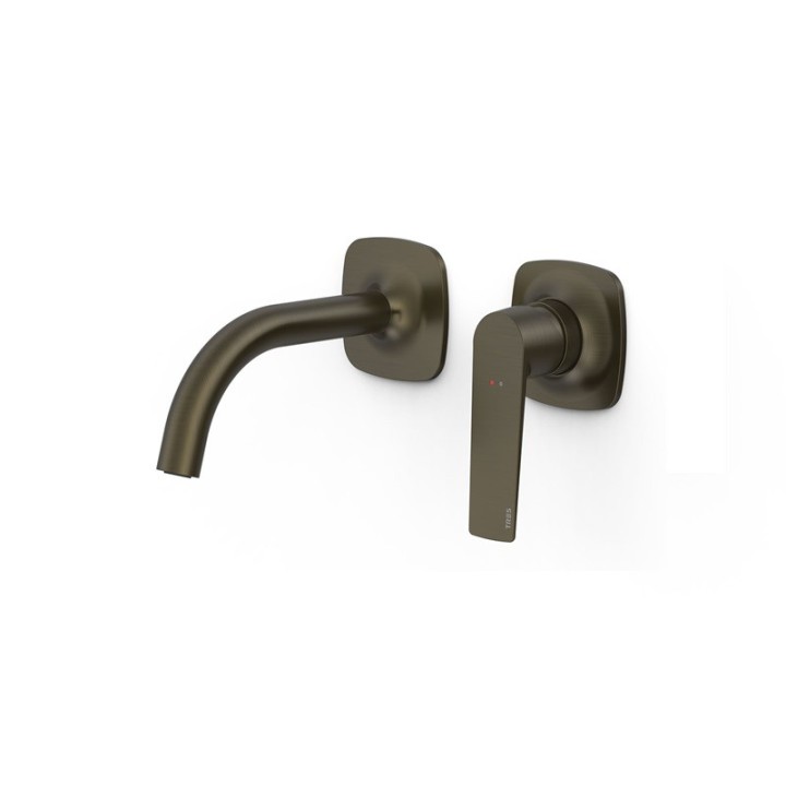 Monomando lavabo empotrado LOFT-TRES negro bronce - 2223000*KMB 1