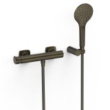 Monomando ducha LOFT-TRES negro bronce - 22216701KMB 1