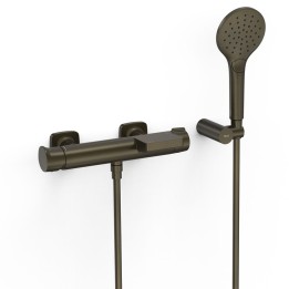 Monomando baño-ducha LOFT-TRES negro bronce - 22217001KMB 1
