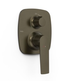 Monomando ducha empotrado 2-vías LOFT-TRES RAPID-BOX negro bronce - 22228101KMB 1