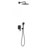 Kit monomando ducha empotrado 2-vías LOFT-TRES RAPID-BOX negro mate -  22238004NM 1