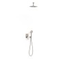 Kit monomando ducha empotrado 2-vías LOFT-TRES RAPID-BOX acero - 22238003AC