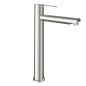 Monomando lavabo alto XL (AF) MAMMA MIA inox cepillado - 840203IC