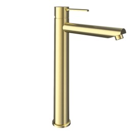 Monomando lavabo alto XL (AF) MAMMA MIA oro cepillado - 840203OC 1