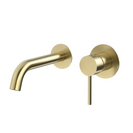 Monomando lavabo empotrado MAMMA MIA oro cepillado - 84210*OC 1