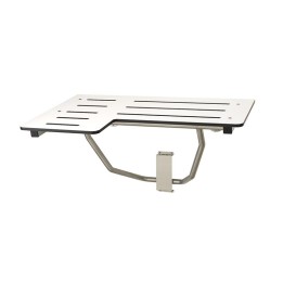 Asiento reversible, abatible con apoyo pared para ducha - AM0500 1