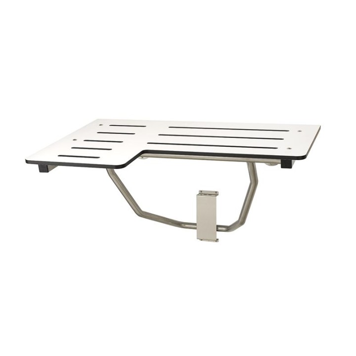 Asiento reversible, abatible con apoyo pared para ducha - AM0500 1