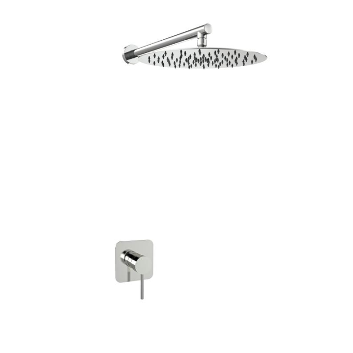 Kit monomando ducha empotrado 1-Vía MAMMA MIA inox brillante - K8418013IX 1