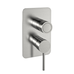 Monomando ducha empotrado 2-vías MAMMA MIA inox cepillado - 841512SIC 1