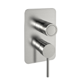 Monomando ducha empotrado 2-vías MAMMA MIA inox cepillado - 841512SIC 1