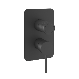 Monomando ducha empotrado 2-vías MAMMA MIA  negro mate - 841512SNM 1