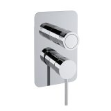 Monomando ducha empotrado 3-vías MAMMA MIA inox brillante - 841513SIX 1