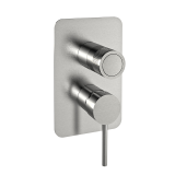 Monomando ducha empotrado 3-vías MAMMA MIA inox cepillado - 841513SIC 1