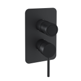 Monomando ducha empotrado 3-vías MAMMA MIA negro mate - 841513SNM 1