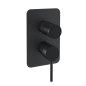Monomando ducha empotrado 3-vías MAMMA MIA negro mate - 841513SNM