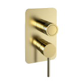 Monomando ducha empotrado 3-vías MAMMA MIA oro cepillado - 841513SOC 1