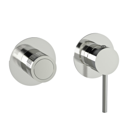 Monomando ducha empotrado 2-vías MAMMA MIA inox brillante - 841512HSIX 1
