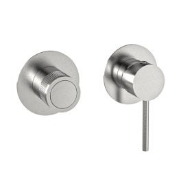 Monomando ducha empotrado 2-vías MAMMA MIA inox cepillado - 841512HSIC 1
