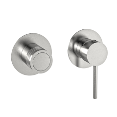 Monomando ducha empotrado 2-vías MAMMA MIA inox cepillado - 841512HSIC - Ramón Soler