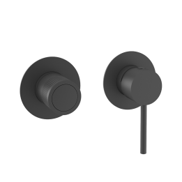 Monomando ducha empotrado 2-vías MAMMA MIA negro mate - 841512HSNM 1