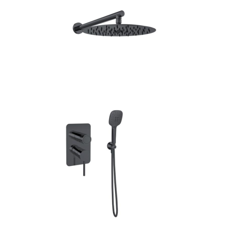 Kit monomando ducha empotrado 2-vías MAMMA MIA oro cepillado - K841512H3OC 1