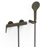 Monomando ducha FUJI-TRES negro bronce - 28116701KMB 1