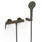 Monomando ducha FUJI-TRES negro bronce - 28116701KMB
