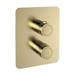 Termostático ducha empotrado 2-vías MAMMA MIA oro cepillado - 848722SOC 1