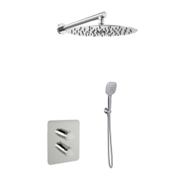 Kit termostático ducha empotrado 2-vías MAMMA MIA inox brillante - K8487023IX 1