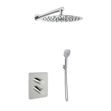 Kit termostático ducha empotrado 2-vías MAMMA MIA inox brillante - K8487023IX 1