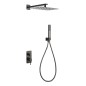 Kit monomando ducha empotrado 2-vías TOSCANA black gun metal - GPT064/BGM