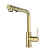 Monomando fregadero caño extraíble MAMMA MIA oro cepillado - 841901H1OC 1