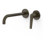 Monomando lavabo empotrado FUJI-TRES negro bronce - 2813002*KMB