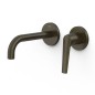 Monomando lavabo empotrado FUJI-TRES negro bronce - 2813002*KMB