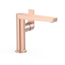 Monomando lavabo maneta lateral PROJECT-TRES oro rosa mate - 22144701OPM 1